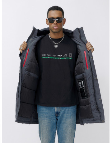 Мужская зимняя парка большого размера для холодной погоды