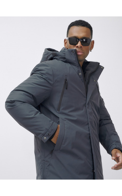 Мужская зимняя парка большого размера для холодной погоды