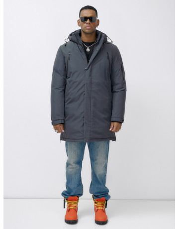 Мужская зимняя парка большого размера для холодной погоды