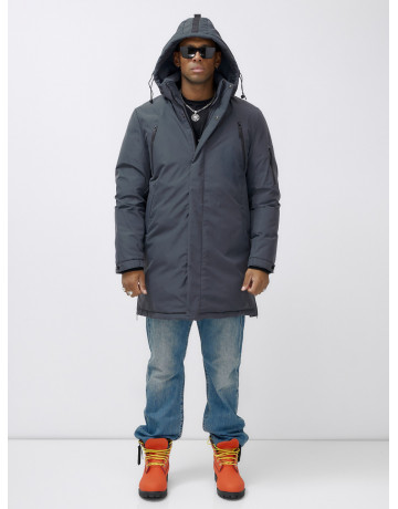 Мужская зимняя парка большого размера для холодной погоды