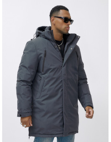 Мужская зимняя парка большого размера для холодной погоды