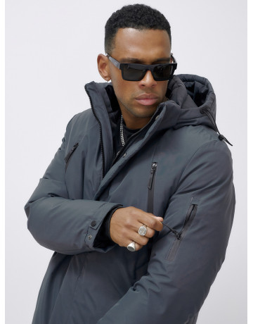 Мужская зимняя парка большого размера для холодной погоды