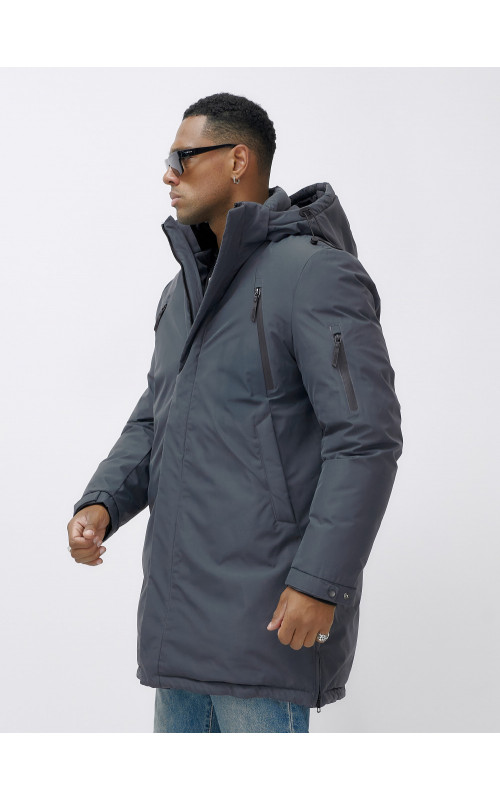 Мужская зимняя парка большого размера для холодной погоды