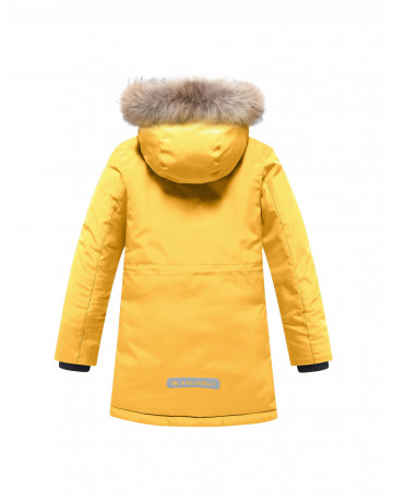 Зимняя детская куртка-парка для девочки.