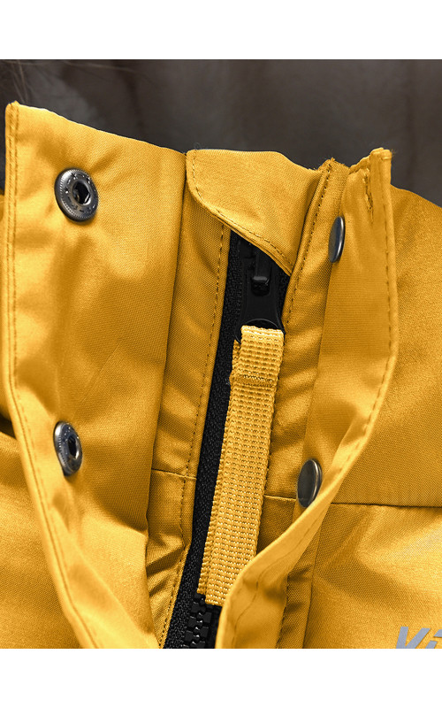 Зимняя детская куртка-парка для девочки.