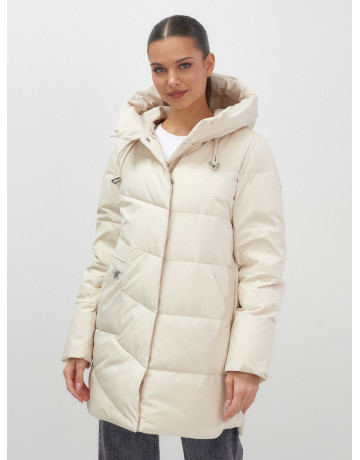 Утеплённая женская куртка с капюшоном для осени и зимы.