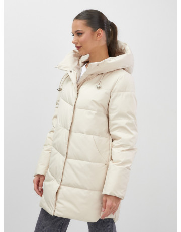 Утеплённая женская куртка с капюшоном для осени и зимы.