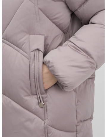 Пуховик для женщин с мехом песца