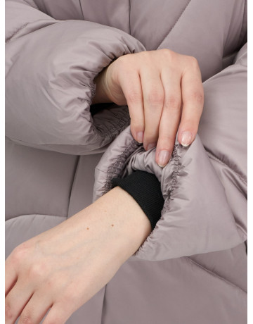 Пуховик для женщин с мехом песца