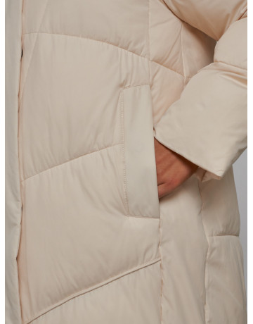 Длинный женский пуховик для зимы