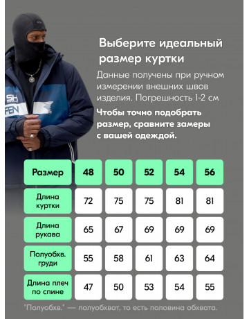 Мужской горнолыжный костюм, тёмно-синий.
