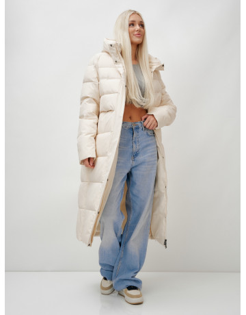 Длинный зимний пуховик для молодёжи