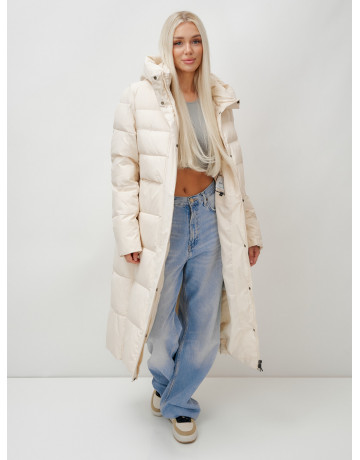 Длинный зимний пуховик для молодёжи