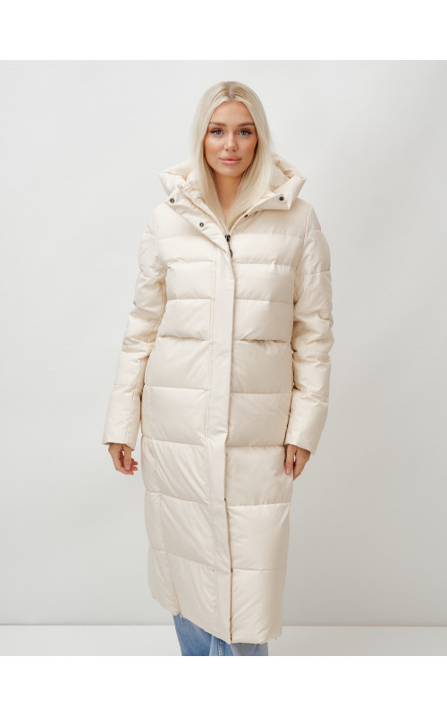 Длинный зимний пуховик для молодёжи