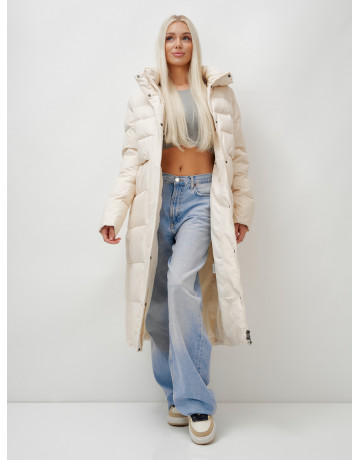 Длинный зимний пуховик для молодёжи