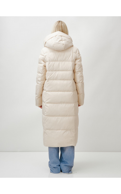 Длинный зимний пуховик для молодёжи