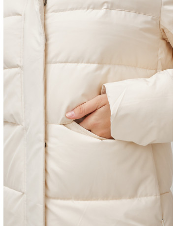 Длинный зимний пуховик для молодёжи