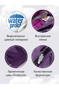 Подростковый зимний комбинезон для девочки, фиолетовый.
