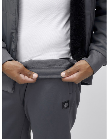 Утеплённый мужской спортивный костюм для активного отдыха