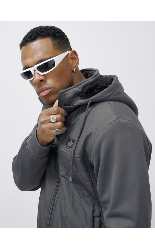 Утеплённый мужской спортивный костюм для активного отдыха