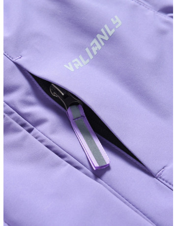 Зимняя парка для девочек розовая с капюшоном.