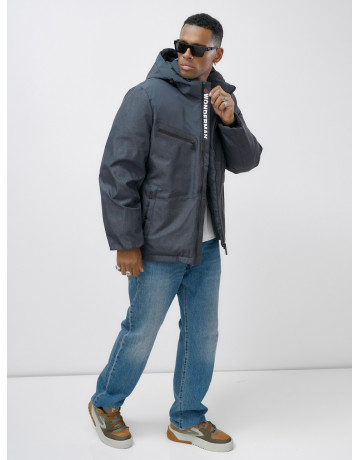 Мужская зимняя куртка больших размеров для активного отдыха