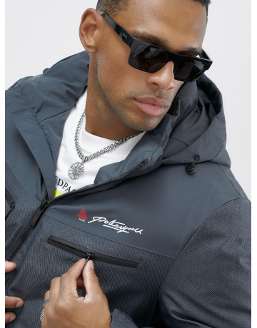 Мужская зимняя куртка больших размеров для активного отдыха