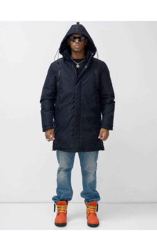 Мужская зимняя парка большого размера для холодной погоды