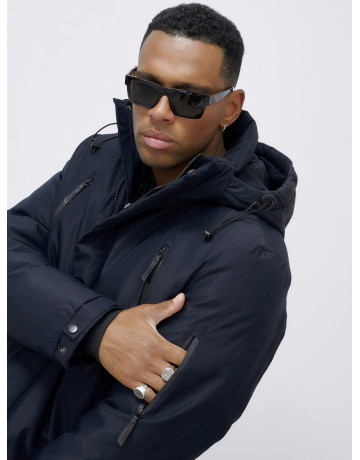 Мужская зимняя парка большого размера для холодной погоды