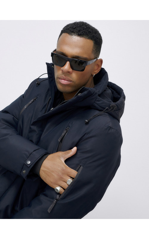 Мужская зимняя парка большого размера для холодной погоды