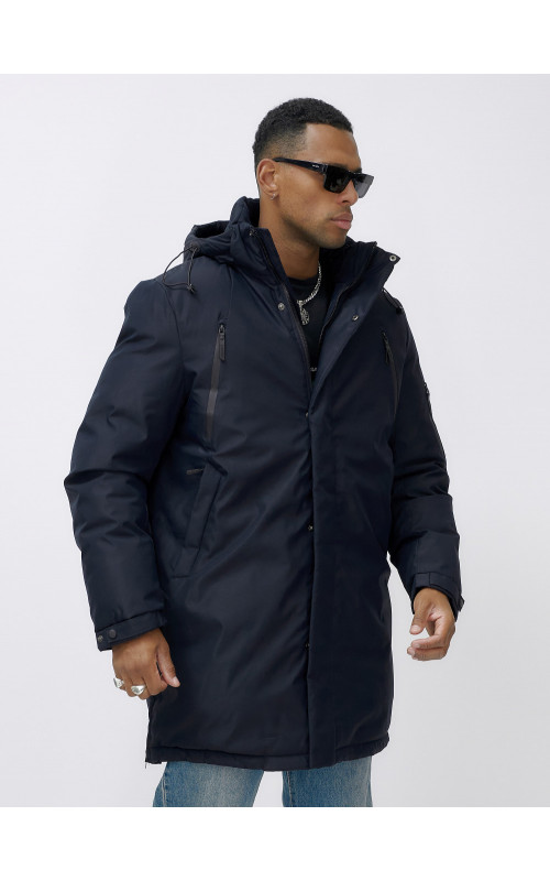 Мужская зимняя парка большого размера для холодной погоды