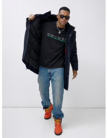 Мужская зимняя парка большого размера для холодной погоды