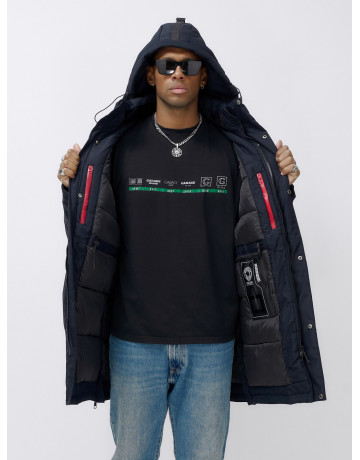 Мужская зимняя парка большого размера для холодной погоды