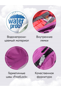 Подростковый зимний комбинезон для девочки розового цвета