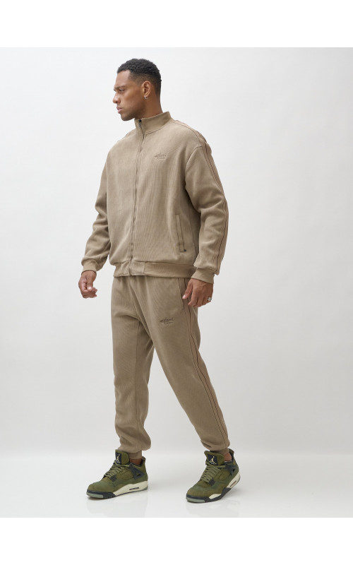 Мужской спортивный утеплённый костюм с начёсом для активного отдыха.