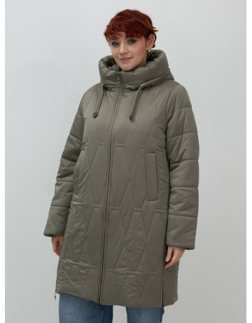 Длинный зимний пуховик для женщин больших размеров