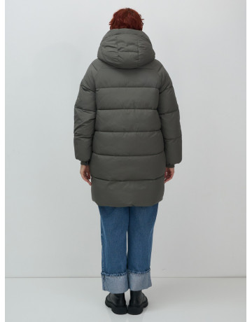 Женское зимнее двубортное пальто премиум-класса.