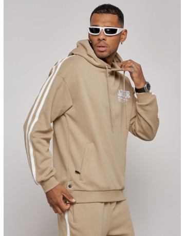 Мужской трикотажный спортивный костюм из хлопка для активного отдыха.