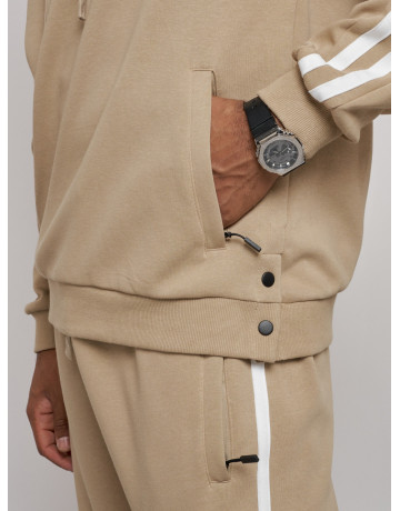 Мужской трикотажный спортивный костюм из хлопка для активного отдыха.