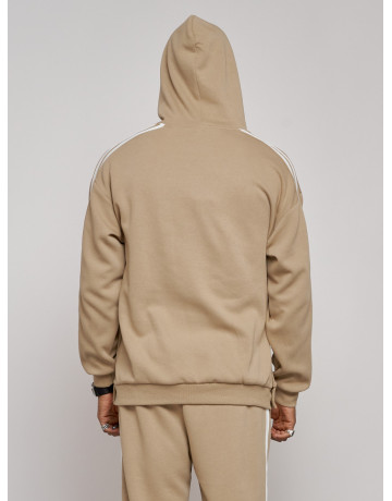 Мужской трикотажный спортивный костюм из хлопка для активного отдыха.