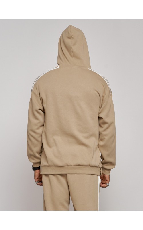 Мужской трикотажный спортивный костюм из хлопка для активного отдыха.