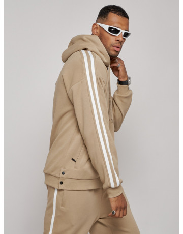 Мужской трикотажный спортивный костюм из хлопка для активного отдыха.