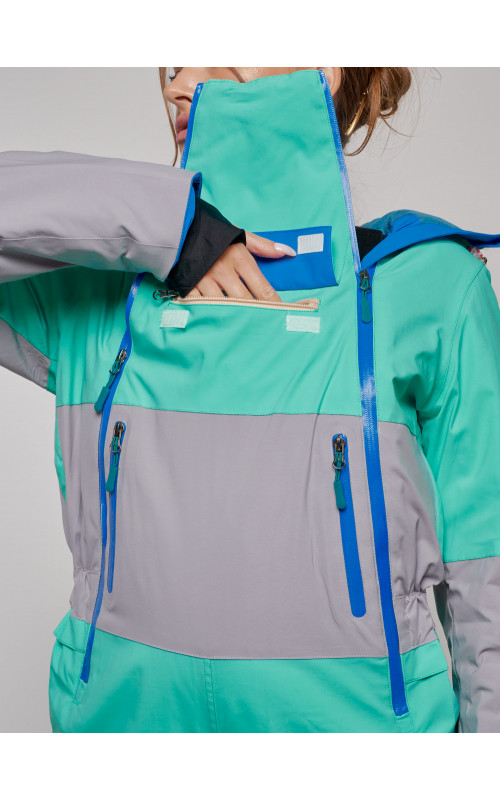 Зимний женский комбинезон для горнолыжного спорта