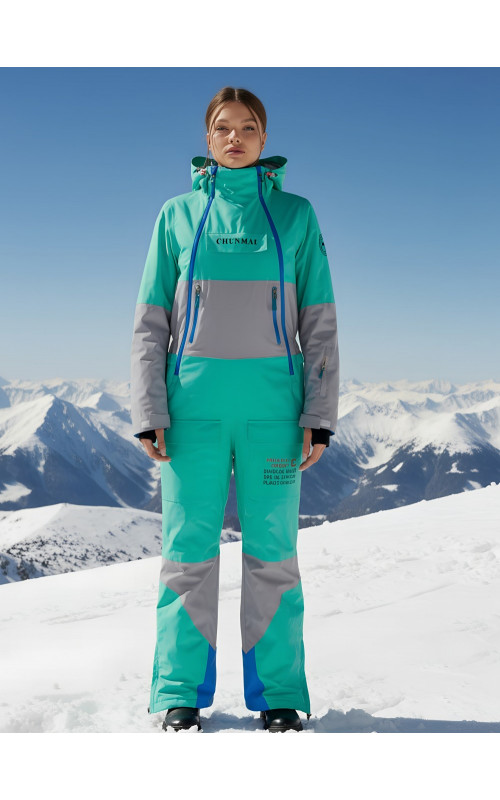 Зимний женский комбинезон для горнолыжного спорта