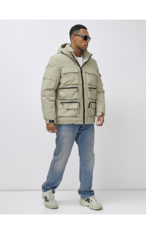 Мужская зимняя куртка большого размера для холодной погоды