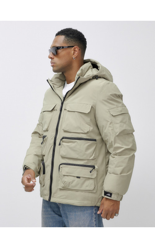 Мужская зимняя куртка большого размера для холодной погоды