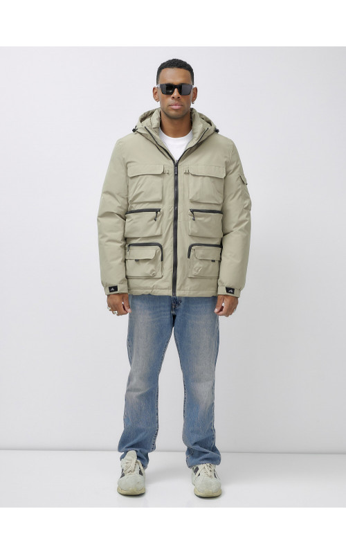 Мужская зимняя куртка большого размера для холодной погоды