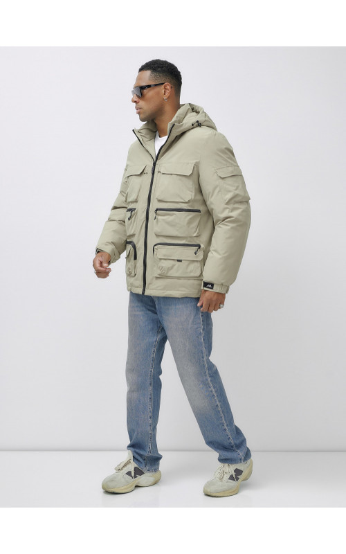 Мужская зимняя куртка большого размера для холодной погоды