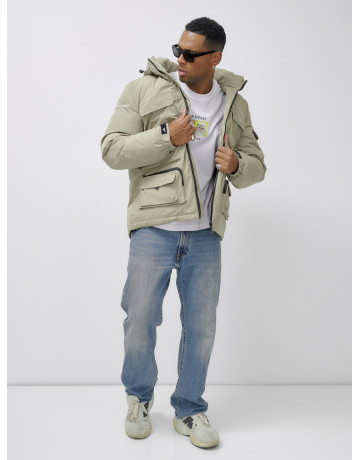 Мужская зимняя куртка большого размера для холодной погоды