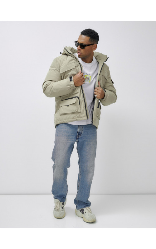 Мужская зимняя куртка большого размера для холодной погоды